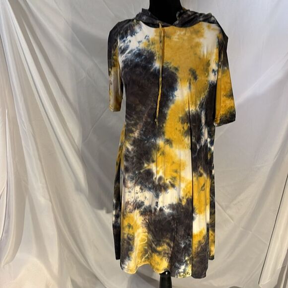 Vibe Sportswear Tye-dyed Hood Dress Size 1X - Picture 2 of 8